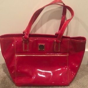 Candy apple red Dooney and Bourke purse